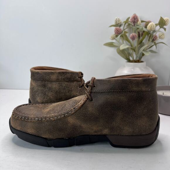 Justin Original Cappie Slip Resistant Steel Toe Work Boots Brown Men's 11M NWOB - Picture 7 of 9